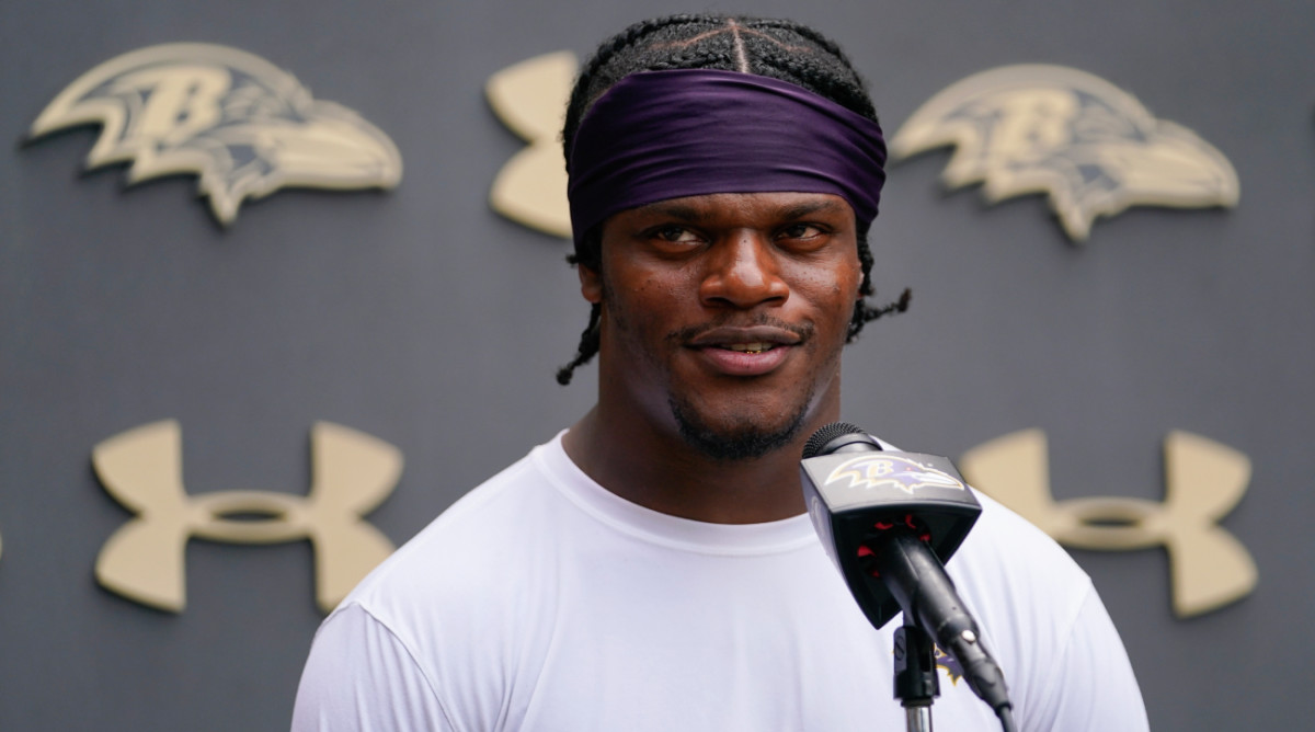 Baltimore Ravens quarterback Lamar Jackson